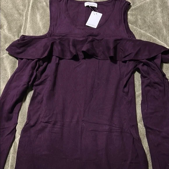 Calvin Klein Purple Women's Top - Picture 1 of 3
